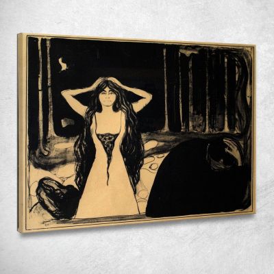 Ceneri Del Tuono Ii Edvard Munch em365 quadro stampa su tela