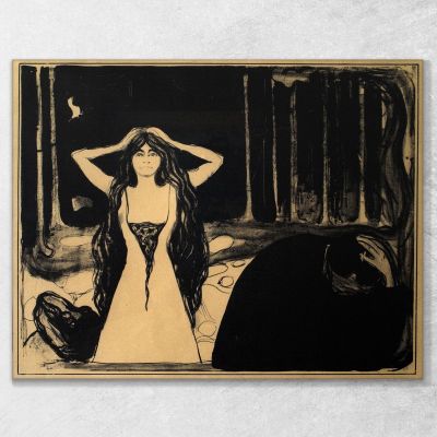 Ceneri Del Tuono Ii Edvard Munch em365 quadro stampa su tela