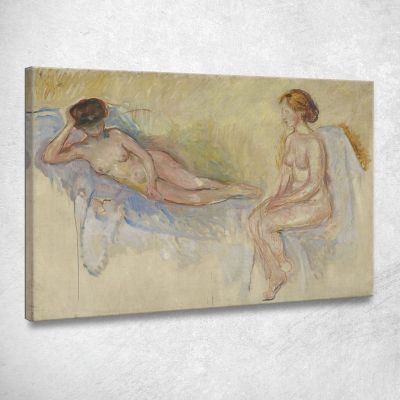 Due Nudi Edvard Munch em371 quadro stampa su tela