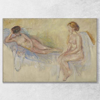 Zwei Akte Edvard Munch, em371 drucken auf leinwand