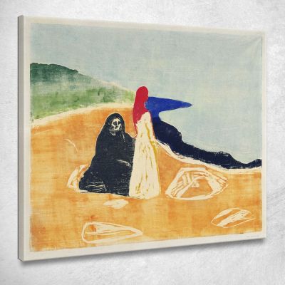 Due Donne Sulla Riva 1898 Edvard Munch em376 quadro stampa su tela