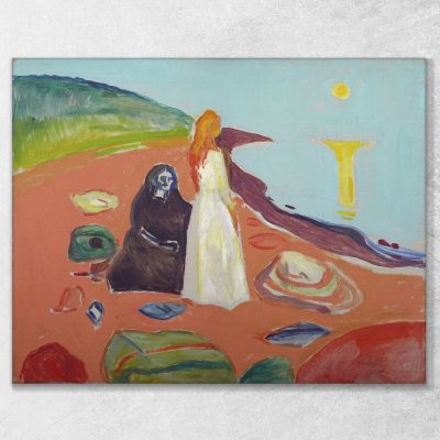 Due Donne Sulla Riva Ii Edvard Munch em379 quadro stampa su tela