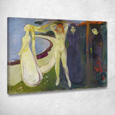 Donna. Sfinge Edvard Munch em405 quadro stampa su tela