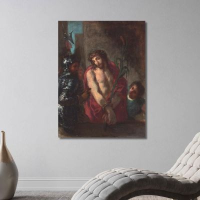 Ecce Homo Eugène Delacroix edx32 quadro stampa su tela