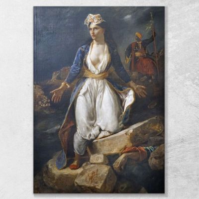 La Grecia Sulle Rovine Di Missolonghi Eugène Delacroix edx44 quadro stampa su tela La Grecia Sulle Rovine Di Missolonghi Eugène Delacroix edx44 quadro stampa su tela