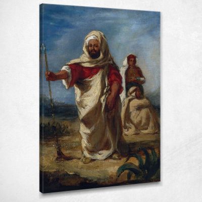 Capo Marocchino Eugène Delacroix edx80 quadro stampa su tela