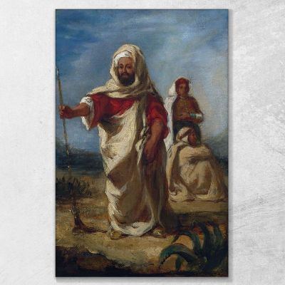 Capo Marocchino Eugène Delacroix edx80 quadro stampa su tela