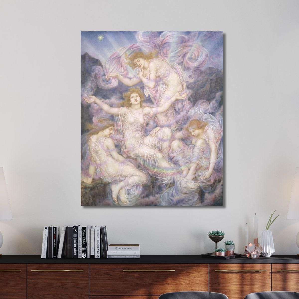 Figlie Della Nebbia Evelyn De Morgan emg10 quadro stampa su tela
