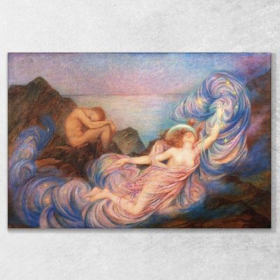 Crepuscolo Evelyn De Morgan emg31 quadro stampa su tela