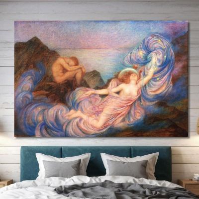 Crepuscolo Evelyn De Morgan emg31 quadro stampa su tela