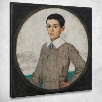 Alexander Saitzoff Fratello Di Vera Saitzoff Franz von Stuck fvs4 quadro stampa su tela