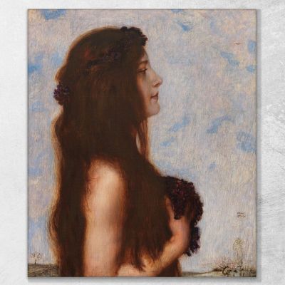 Primavera Franz von Stuck fvs35 quadro stampa su tela