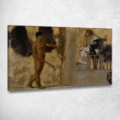 Omaggio Alla Pittura Franz von Stuck fvs40 quadro stampa su tela