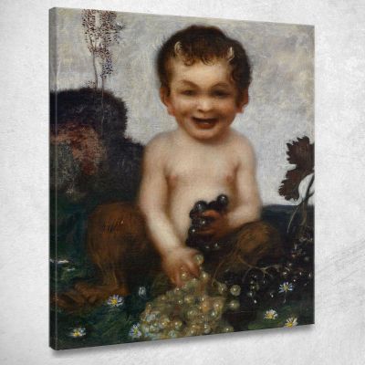 Giovane Fauno Franz von Stuck fvs45 quadro stampa su tela