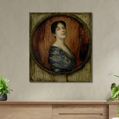 Mary Von Stuck Franz von Stuck fvs54 quadro stampa su tela