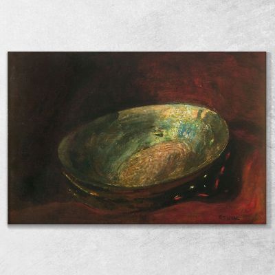 Sea Snail Abalone, Sea Opal Franz von Stuck, fvs56 canvas print