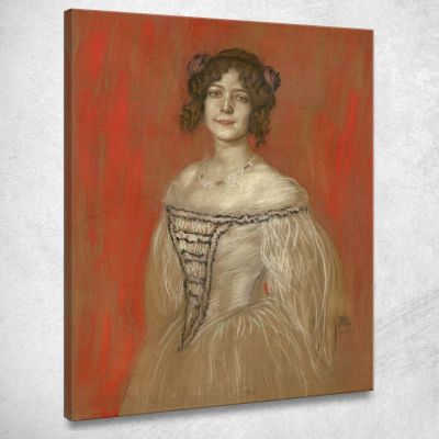 Olga Lindpaintner Franz von Stuck fvs63 quadro stampa su tela