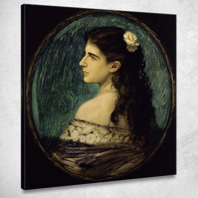 Ritratto Di Marianne Perla Franz von Stuck fvs70 quadro stampa su tela