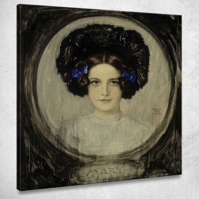 Ritratto Della Figlia Dell'Artista Mary Franz von Stuck fvs71 quadro stampa su tela