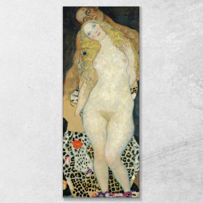 Adamo Ed Eva Gustav Klimt kg1 quadro stampa su tela