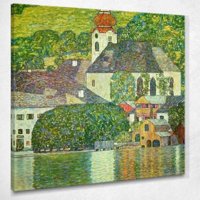 Chiesa Di Unterach Sull'Attersee Gustav Klimt kg11 quadro stampa su tela