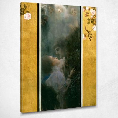 Amore Gustav Klimt kg31 quadro stampa su tela