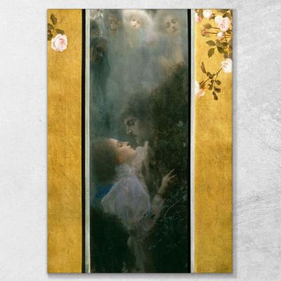 Amore Gustav Klimt, kg31 quadro stampa su tela