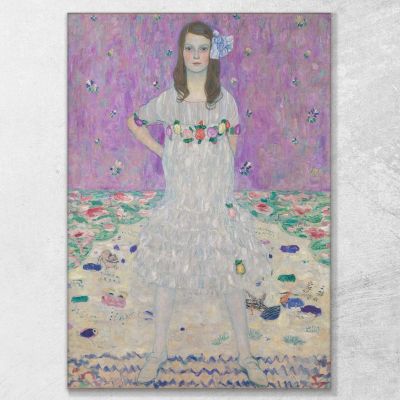 Mada Primavesi Ritratto Di Bambina Gustav Klimt kg32 quadro stampa su tela