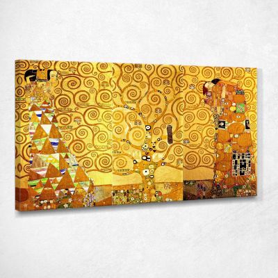 L'Albero Della Vita Murale Per La Sala Da Pranzo Stoclet Palais Gustav Klimt kg37 quadro stampa su tela