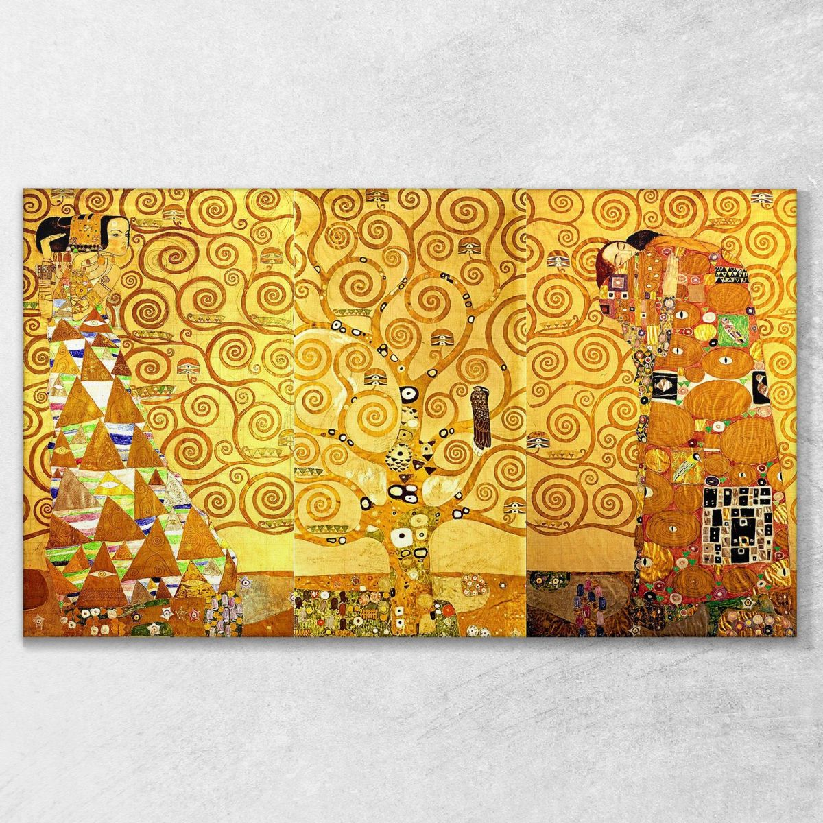 L'Albero Della Vita Murale Per La Sala Da Pranzo Stoclet Palais Gustav Klimt kg37 quadro stampa su tela