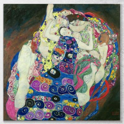 La Vierge Gustav Klimt, kg41 tableau impression sur toile