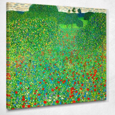 Campo Di Papaveri Gustav Klimt kg44 quadro stampa su tela