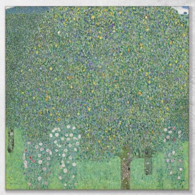 Rose Sotto Gli Alberi Gustav Klimt kg54 quadro stampa su tela