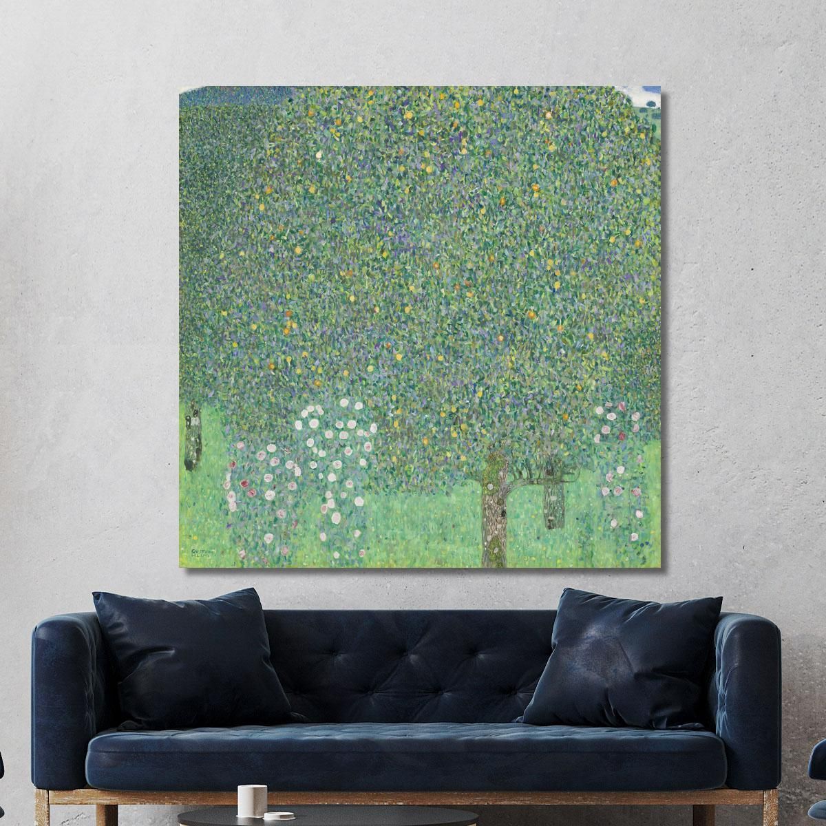 Rose Sotto Gli Alberi Gustav Klimt kg54 quadro stampa su tela