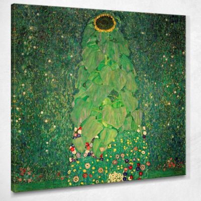Girasole Gustav Klimt kg57 quadro stampa su tela