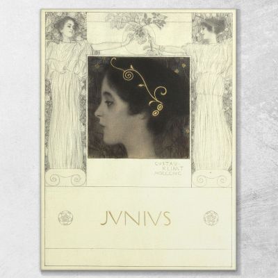 Giunio Gustav Klimt kg102 quadro stampa su tela