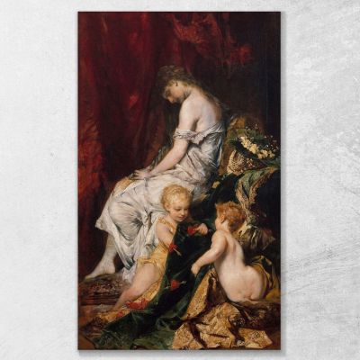 Il Sogno Dopo Il Ballo Hans Makart hmk61 quadro stampa su tela