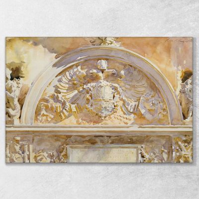Wappen Von Karl V. Von Spanien John Singer Sargent, jss71 drucken auf leinwand