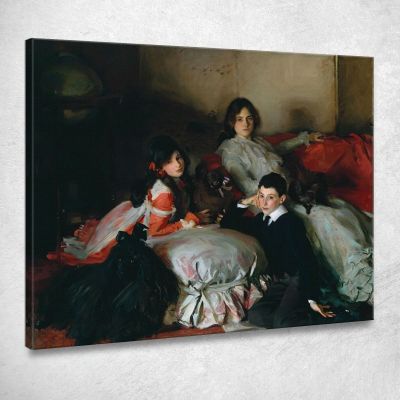 Essie Ruby E Ferdinand Wertheimer John Singer Sargent jss72 quadro stampa su tela