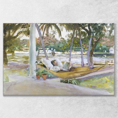 Figura In Amaca Florida John Singer Sargent jss74 quadro stampa su tela