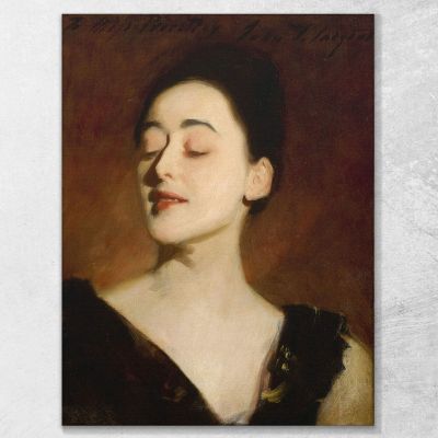 Flora Priestley Lampenlichtstudie John Singer Sargent, jss76 drucken auf leinwand