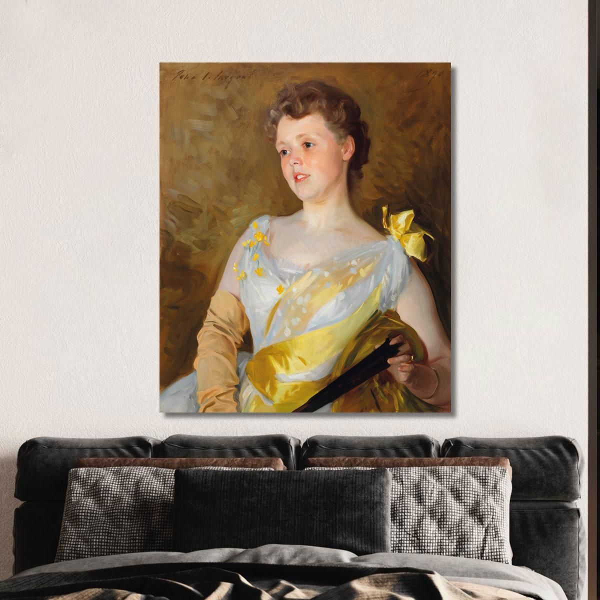 Firenze Addicks John Singer Sargent jss77 quadro stampa su tela