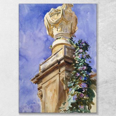 Garden Near Lucca John Singer Sargent, jss85 canvas print