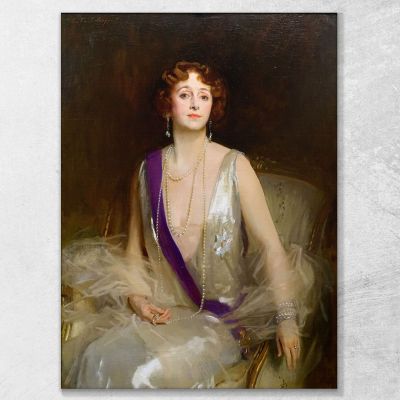 Grace Elvina Marquesa Curzon De Kedleston John Singer Sargent, jss97 cuadro en lienzo