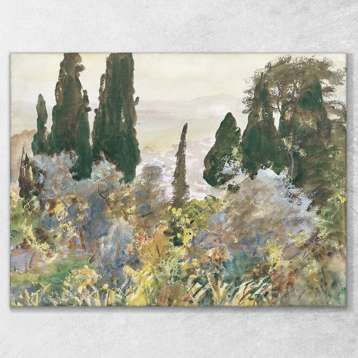 Granada John Singer Sargent jss99 quadro stampa su tela