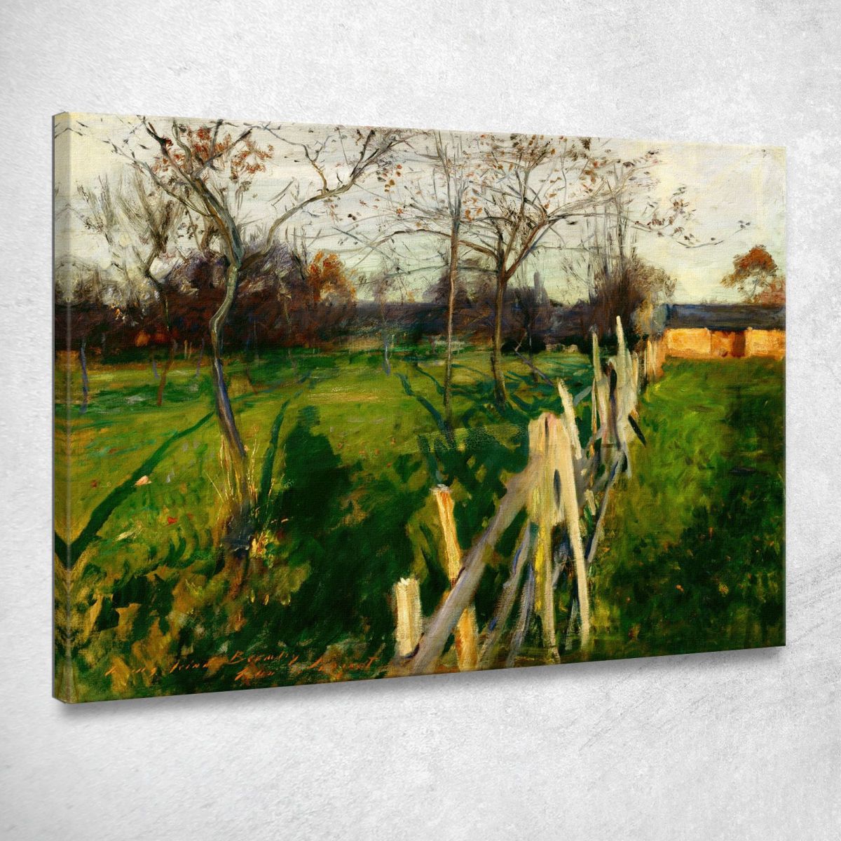 Campi Domestici John Singer Sargent jss107 quadro stampa su tela Campi Domestici John Singer Sargent jss107 quadro stampa su tela