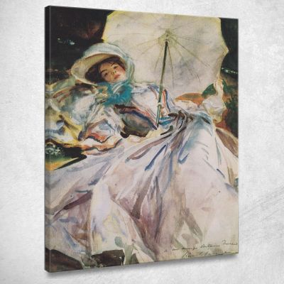 Signora Con Un Parasole John Singer Sargent jss126 quadro stampa su tela