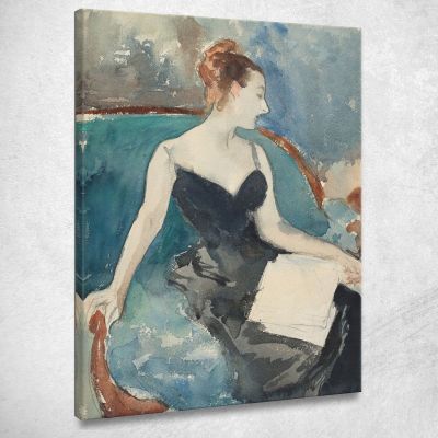 La Signora Gautreau La Signora John Singer Sargent jss142 quadro stampa su tela
