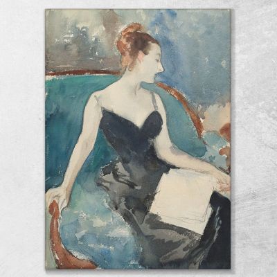 La Signora Gautreau La Signora John Singer Sargent jss142 quadro stampa su tela