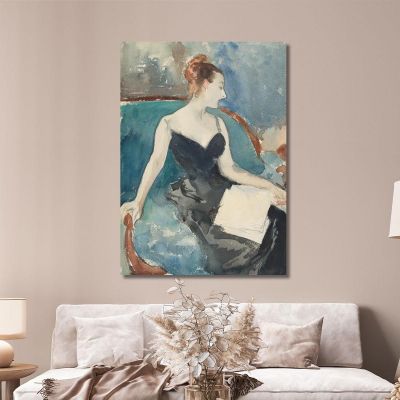 La Signora Gautreau La Signora John Singer Sargent jss142 quadro stampa su tela